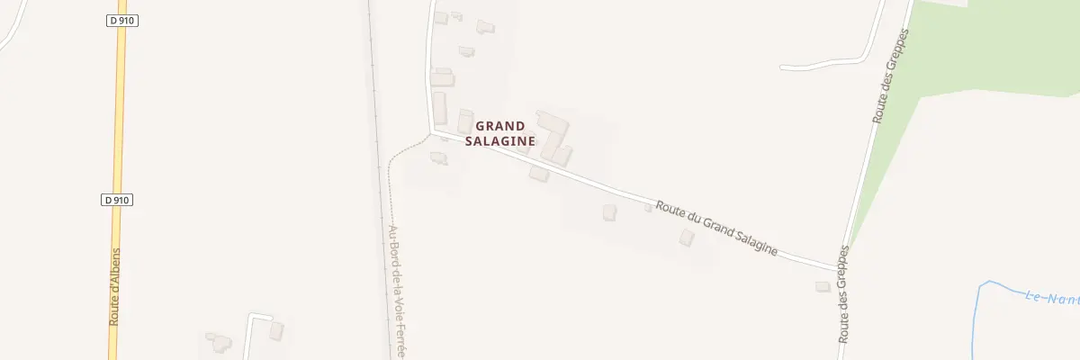 Plan du 816 Rte du Grand Salagine à Bloye