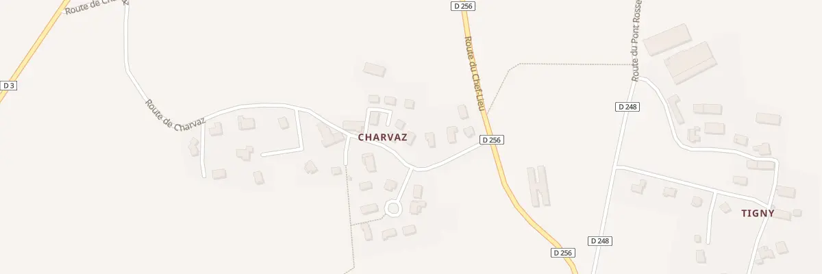 Plan du 24 Rte de Charvaz à Sales