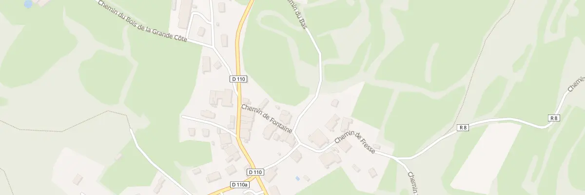 Plan du 1 Che de la Fontaine à Charnay