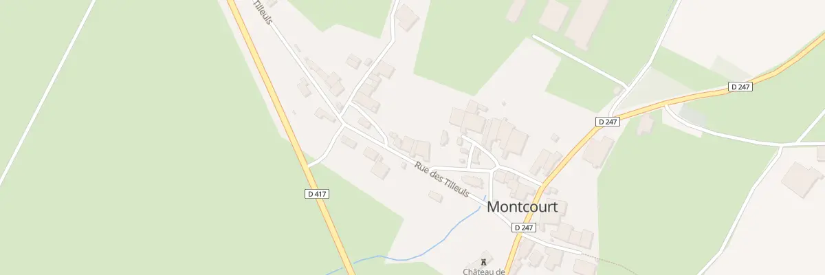 Plan du 6 Rue des Tilleuls à Montcourt