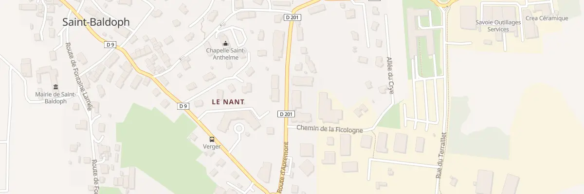 Plan du 73 Che de la Ficologne à Saint-Baldoph