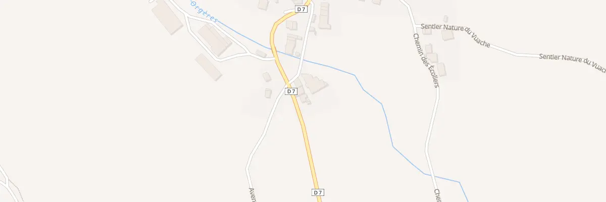Plan du 756 Rte du Chef Lieu à Savigny