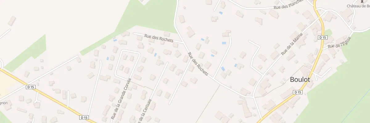 Plan du 7A Rue des Rochets à Boulot