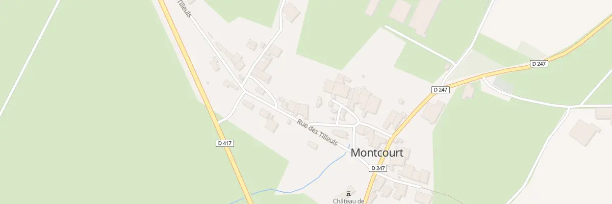 Plan du 4 Rue des Tilleuls à Montcourt