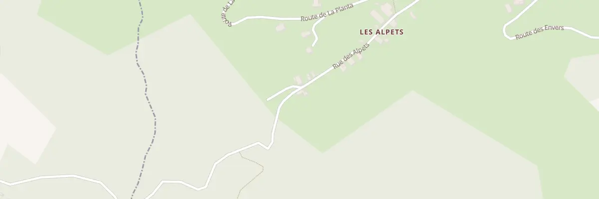 Plan du 335 Rue des Alpets aux Adrets