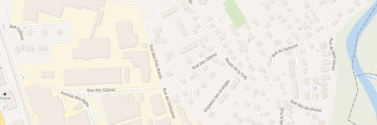 Plan du 15 Rue des Glières à Rumilly