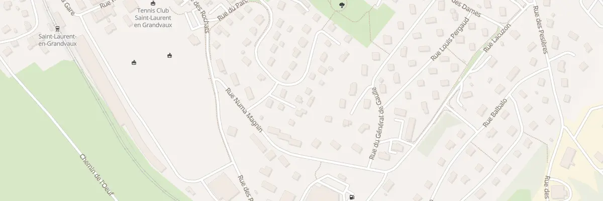 Plan du 20 Rue Ernest Bouvet à Saint-Laurent-en-Grandvaux