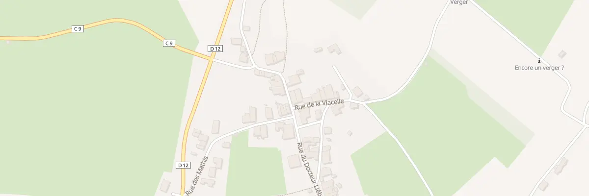 Plan du 1 Rue de la Viacelle à Favières