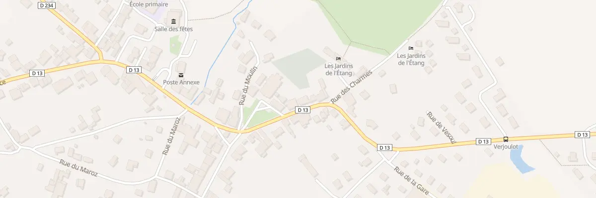 Plan du 9 Rue de Cornot à Noidans-le-Ferroux