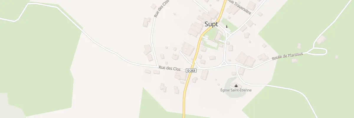 Plan du 4 Rue des Clos à Supt