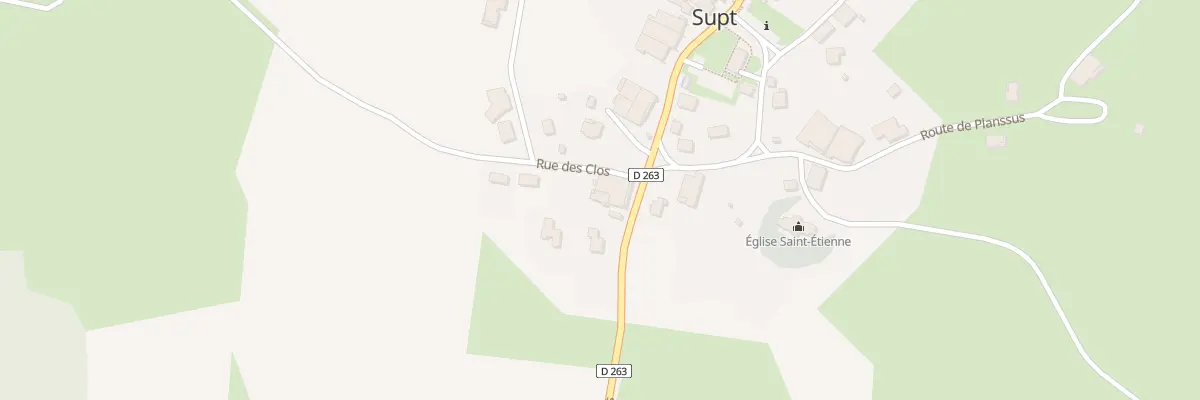Plan du 29 Rte de Chapois à Supt