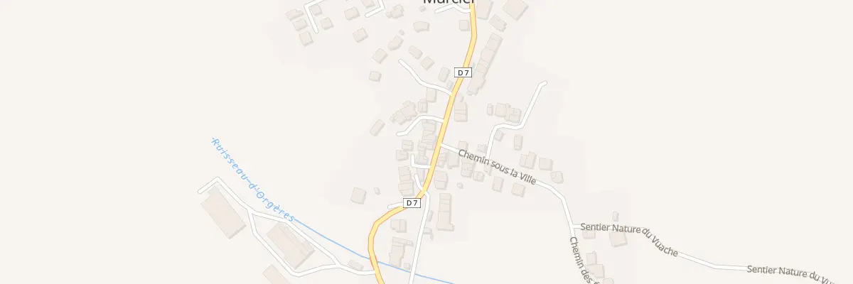 Plan du 1007 Rte du Chef Lieu à Savigny