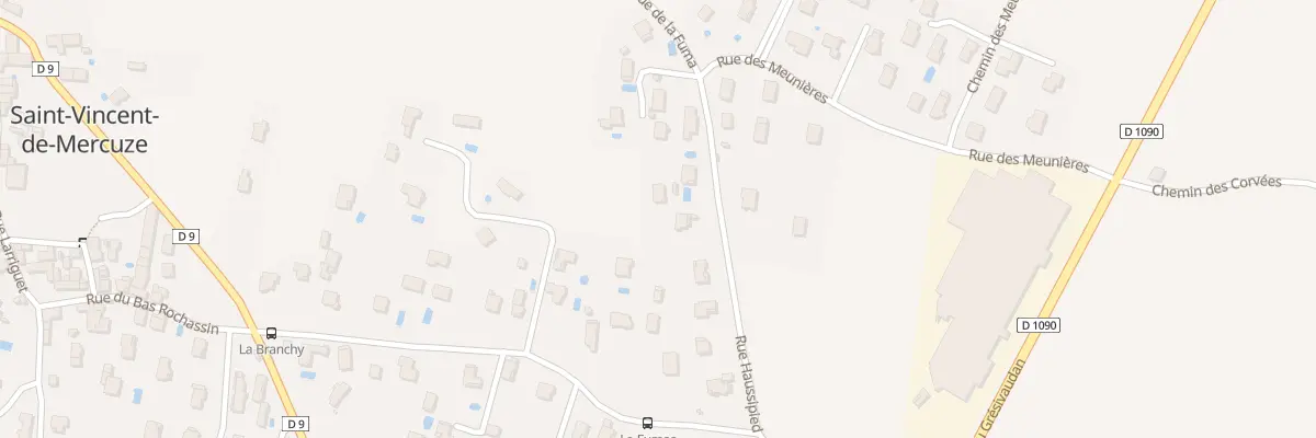Plan du 6E Rue Haussipied à Saint-Vincent-de-Mercuze