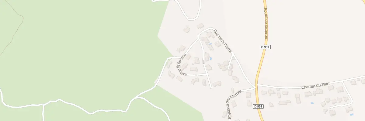 Plan du 10 Rue de la Pierre à Peipin