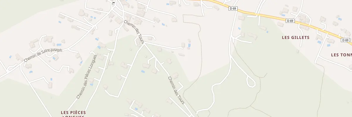 Plan du 161 Che des Tours à Saint-Julien