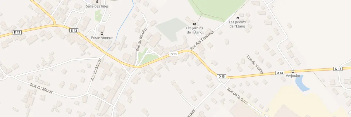Plan du 16 Rue de Cornot à Noidans-le-Ferroux