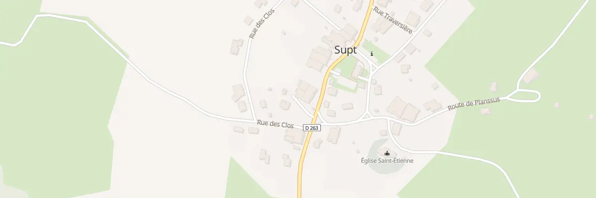 Plan du 25 Rte de Chapois à Supt