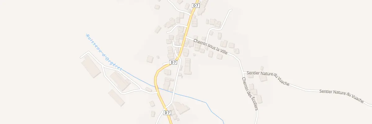 Plan du 11 Che du Grenier à Savigny
