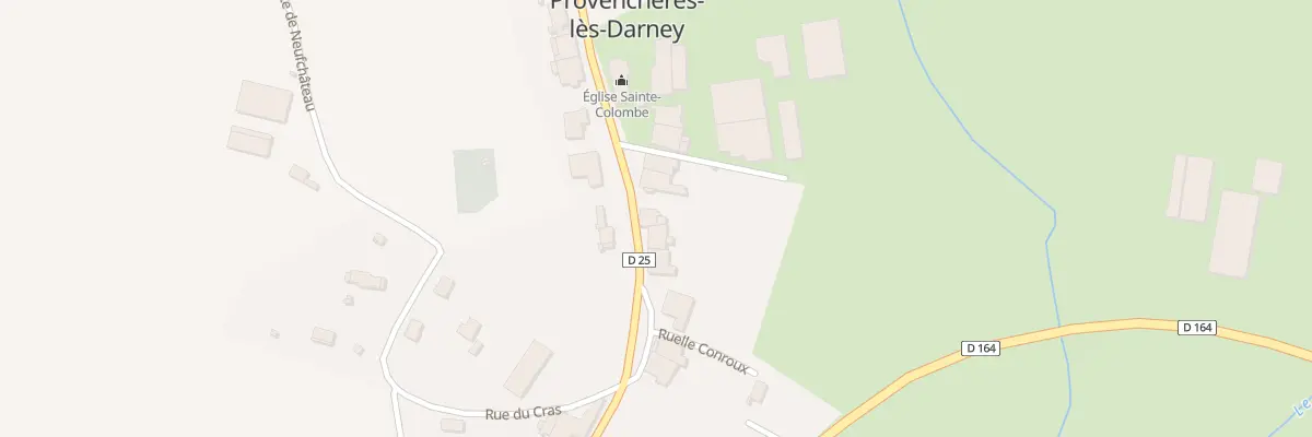 Plan du 290 Rue Principale à Provenchères-lès-Darney