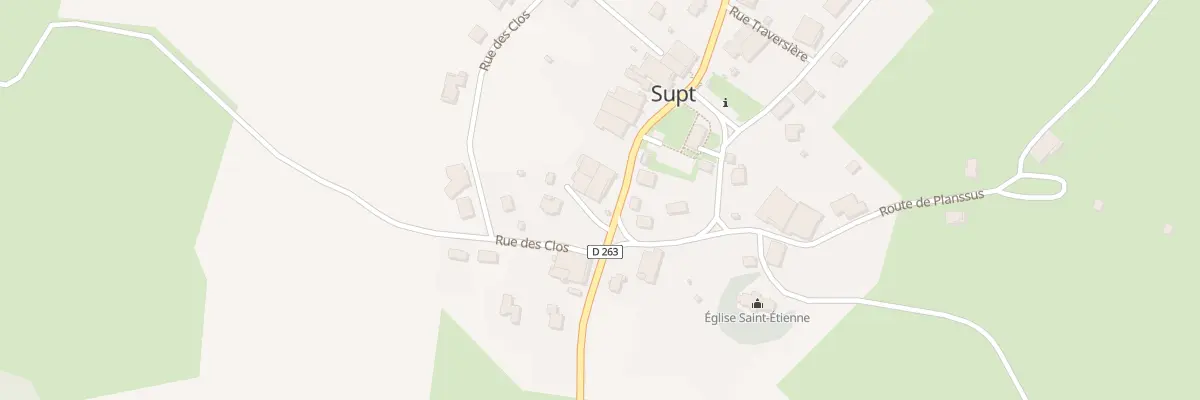 Plan du 23 Rte de Chapois à Supt