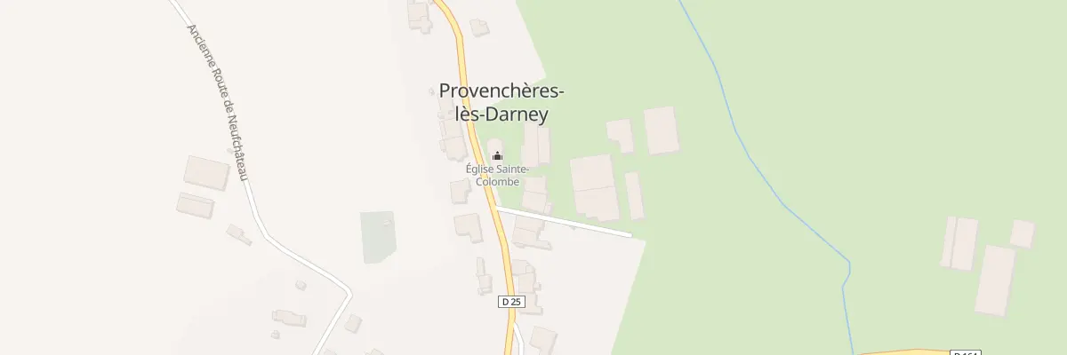 Plan du 360 Rue Principale à Provenchères-lès-Darney