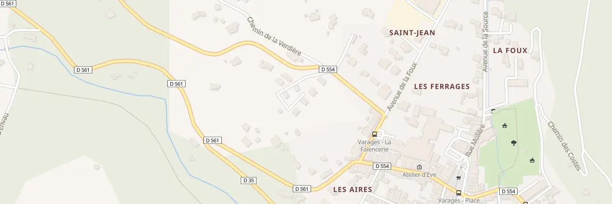 Plan du 6 Les Barrieres à Varages
