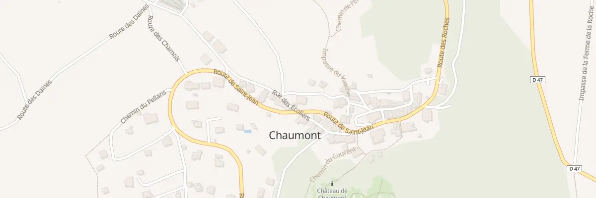 Plan du 104 Rue des Ecoliers à Chaumont