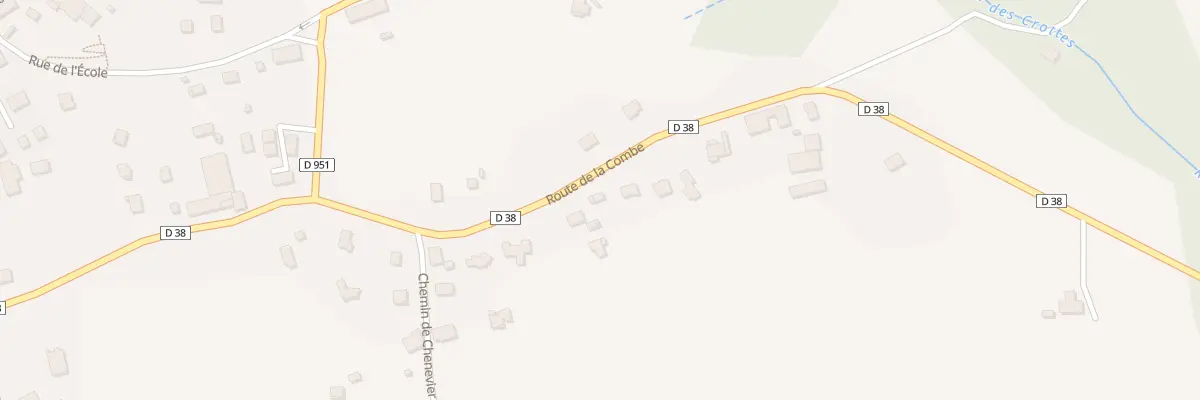Plan du 504 Rte de la Combe à Thusy