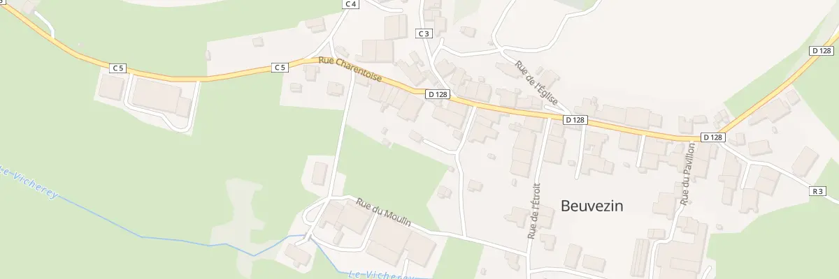 Plan du 5 Rue des Rosiers à Beuvezin
