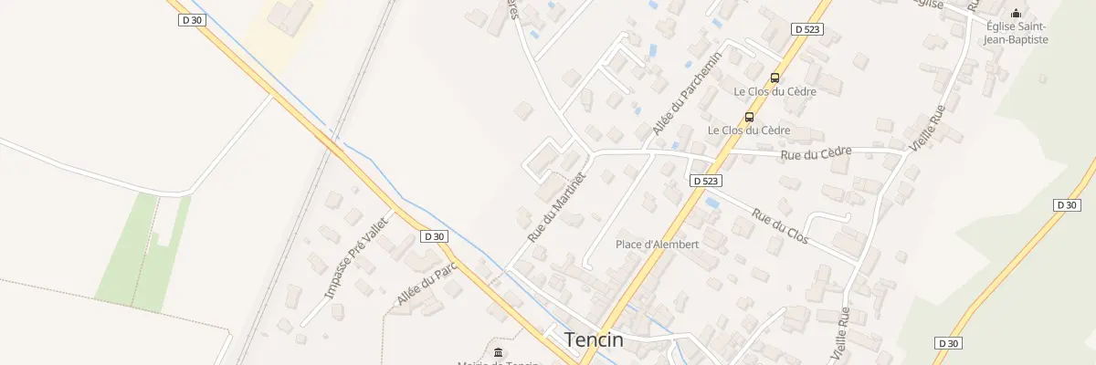 Plan du 153 Rue des Bealieres à Tencin