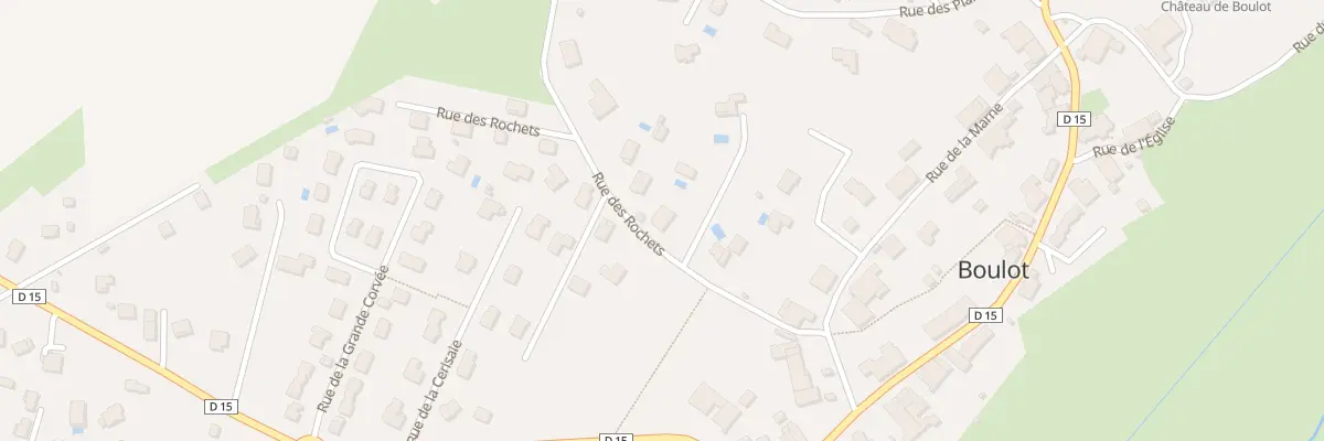 Plan du 6C Rue des Rochets à Boulot
