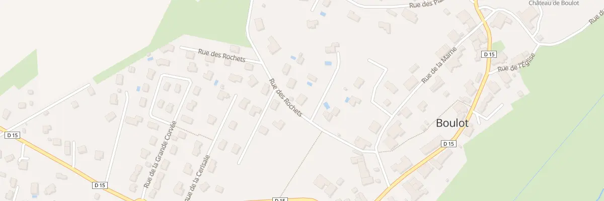 Plan du 6A Rue des Rochets à Boulot
