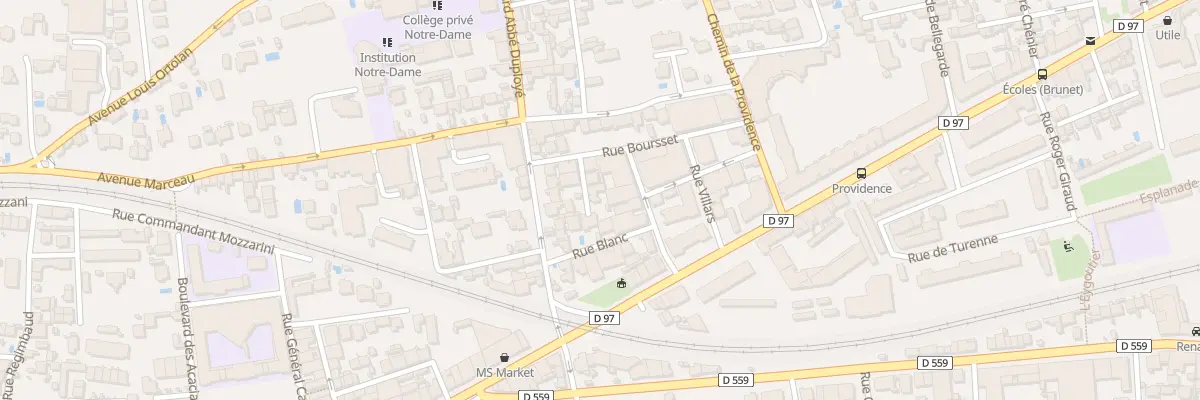 Plan du 8 Rue Boursset à Toulon