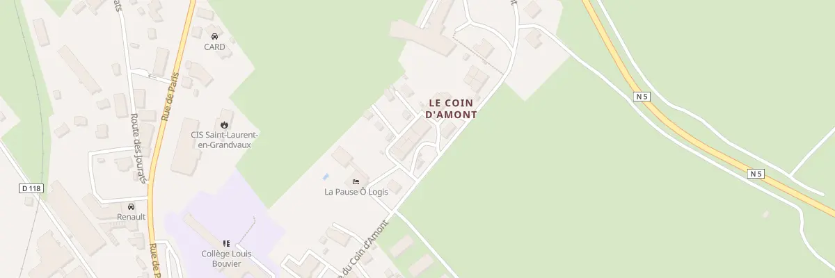 Plan du 172 Rue Marcel Franzini à Saint-Laurent-en-Grandvaux