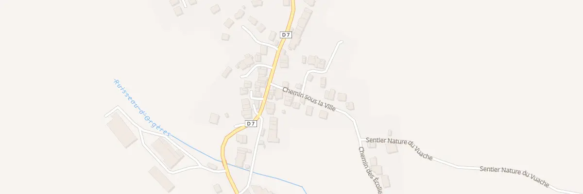 Plan du 36 Che sous la Ville à Savigny