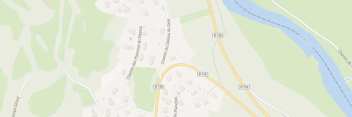 Plan du 1 Che de la Vieille Grange à Charnay