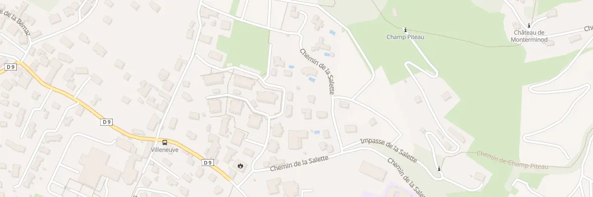 Plan du 49 Che de la Salette à Saint-Alban-Leysse