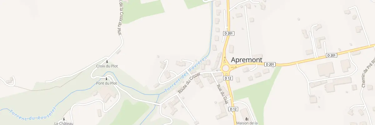 Plan du 5561F Au Charpeney à Apremont