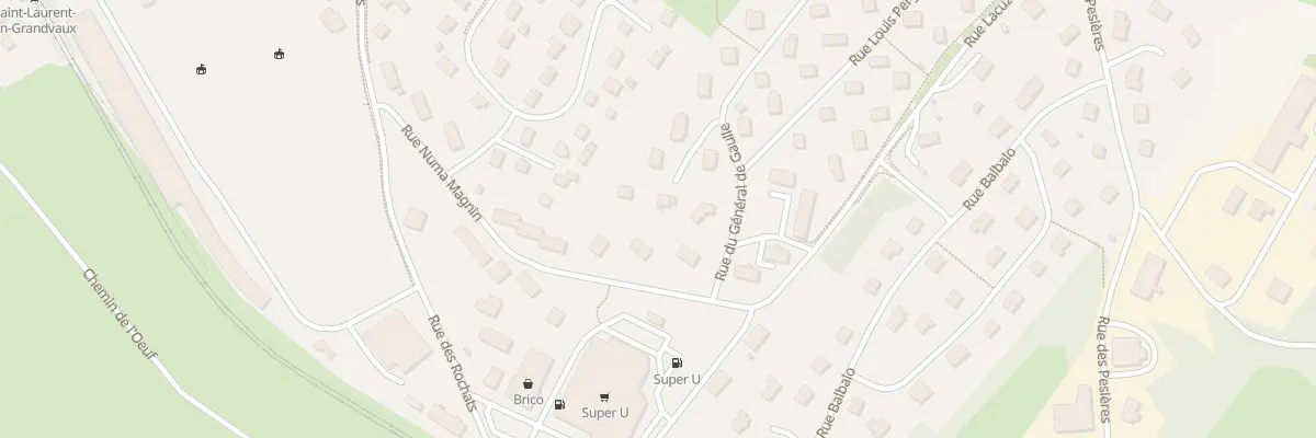 Plan du 14T Rue du Général de Gaulle à Saint-Laurent-en-Grandvaux