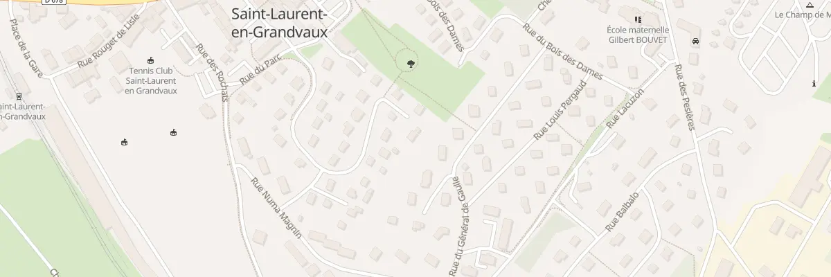 Plan du 32 Rue Ernest Bouvet à Saint-Laurent-en-Grandvaux