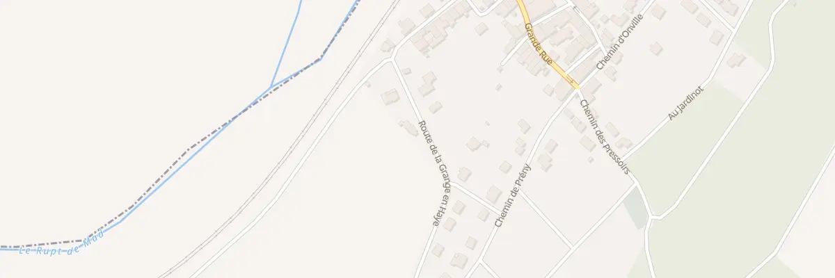 Plan du 4 Rte de la Grange En Haye à Villecey-sur-Mad
