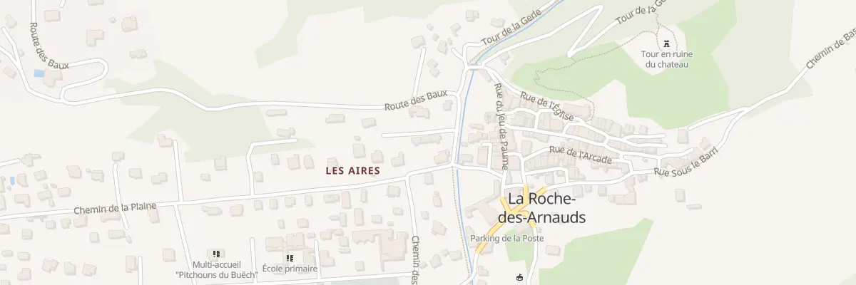 Plan du 5000 Che du Colombier à La Roche-des-Arnauds