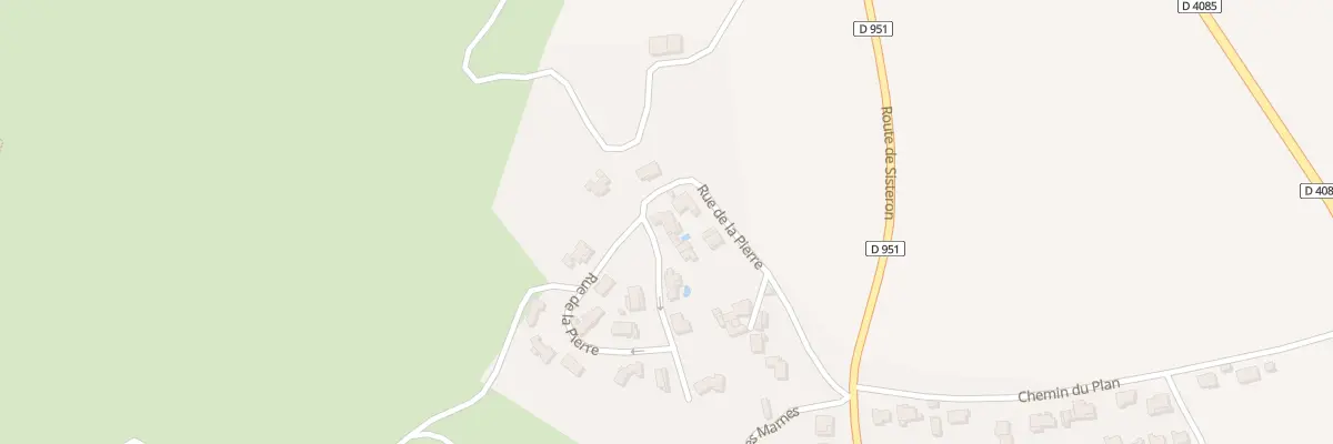 Plan du 11 Rue de la Pierre à Peipin
