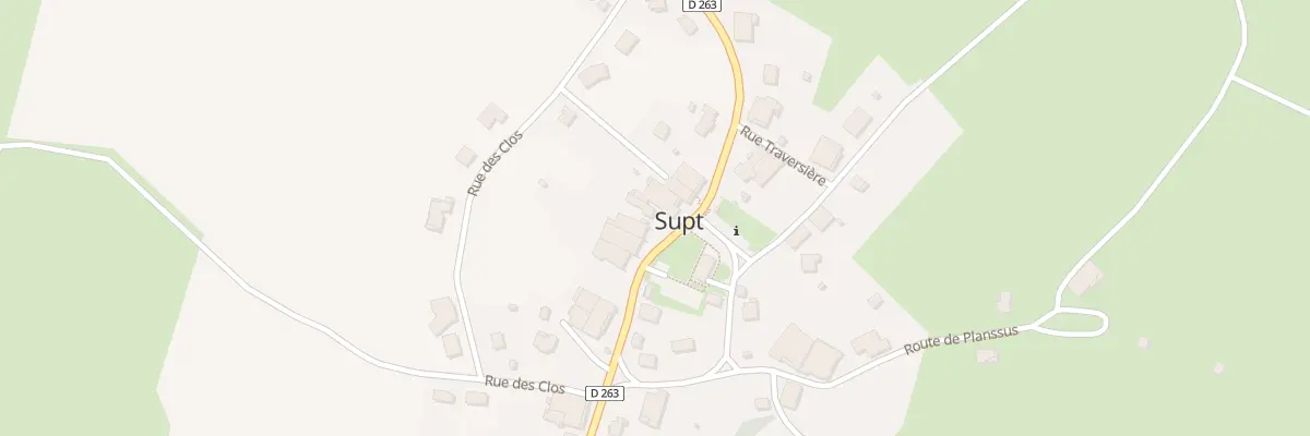 Plan du 9 Rte de Chapois à Supt