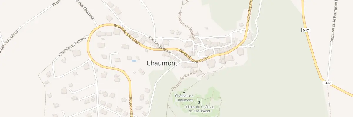 Plan du 61 Rue des Ecoliers à Chaumont