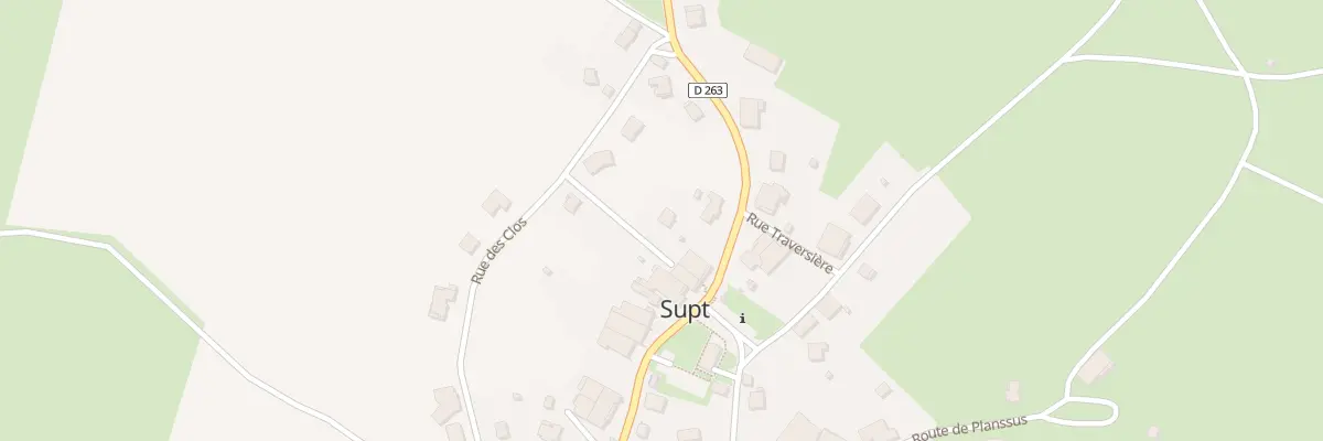 Plan du 5083 Rte d’Andelot à Supt