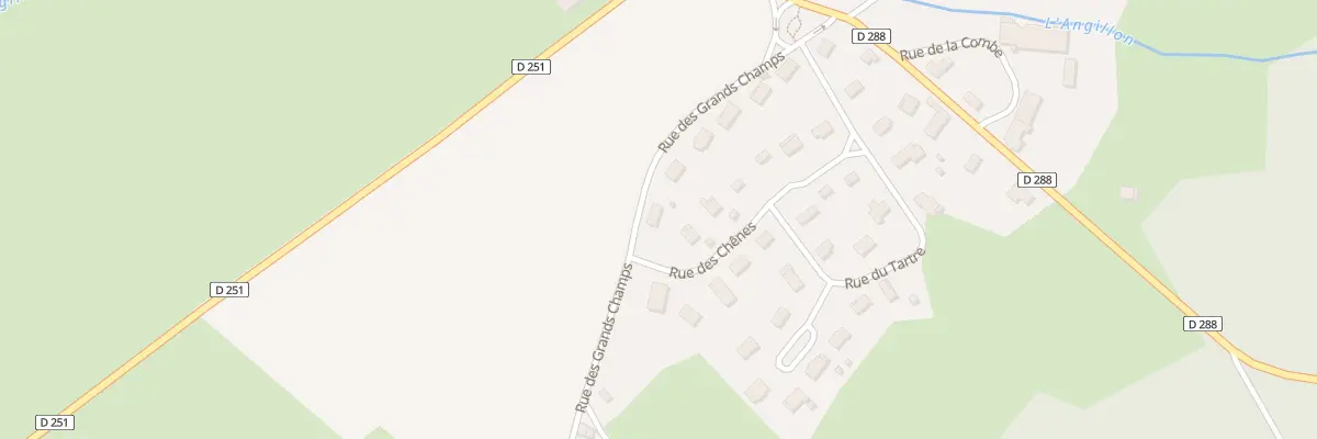 Plan du 13 Rue des Grands Champs à Chapois
