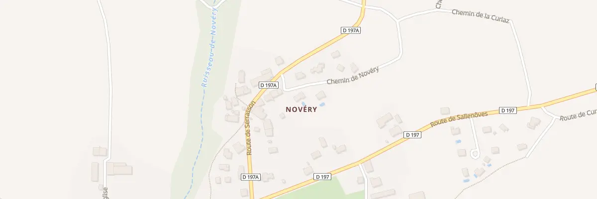 Plan du 60 Che de Novery à Chilly