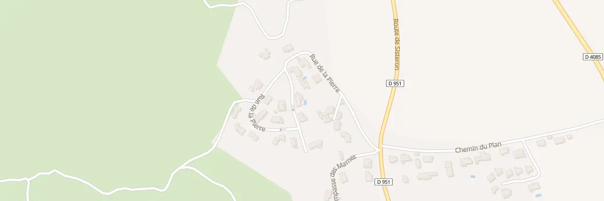 Plan du 15 Rue de la Pierre à Peipin