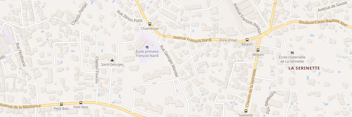 Plan du 215G Rue Georges Mandel à Toulon
